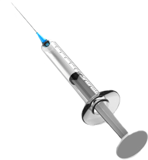 注射を打つだけの手軽な治療