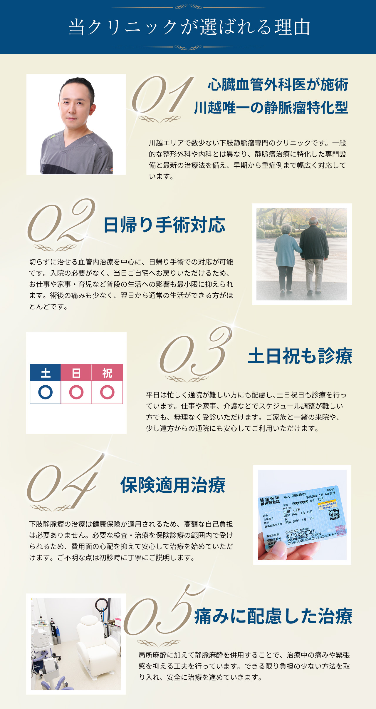 当院が選ばれる理由